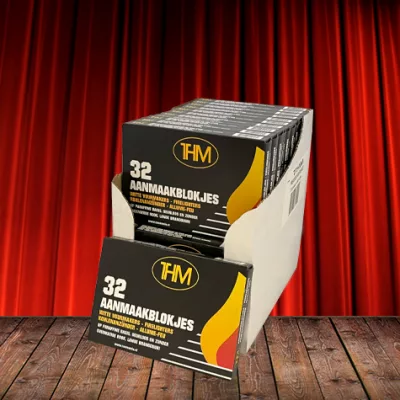 THM witte aanmaakblokjes paraffine 32 stuks x24 omdoos – voordelig online bestellen