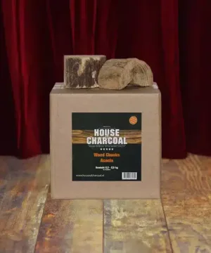 Acacia rookhout Chunks - Acacia smokingwood chunks - 2,3/2,5 kg