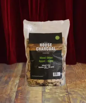 Appel rookhout Chips - Apple smokingwood chips - 3 liter