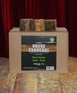 Appel rookhout Chunks - Apple smokingwood chunks - 4,5/5 kg