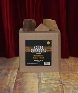 Beuken rookhout Chunks - Beech smokingwood chunks - 2,3/2,5 kg
