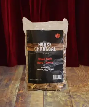 Kersen rookhout Chips - Cherry smokingwood chips - 3 liter