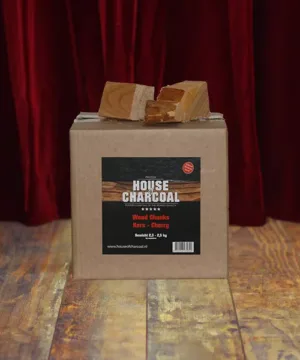 Kersen rookhout Chunks - Cherry smokingwood chunks - 2,3/2,5 kg