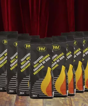 THM Houtskool 2 kg - Omzak 8 stuks