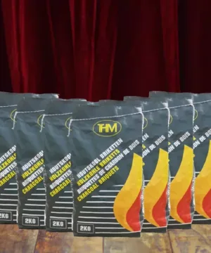 THM Houtskoolbriketten 2kg – Omzak 7 stuks
