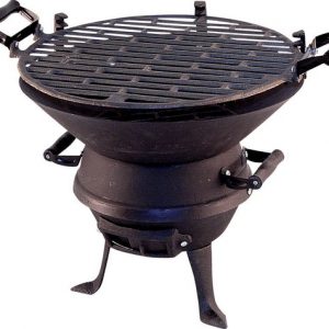 Potkachel houtskoolbarbecue gietijzer