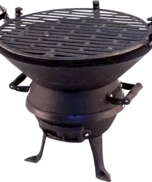 Potkachel houtskoolbarbecue gietijzer