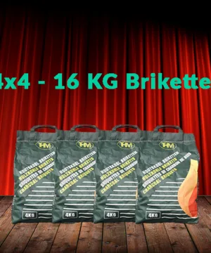 THM briketten voordeelpak – 16kg 4 kg x4 zakken