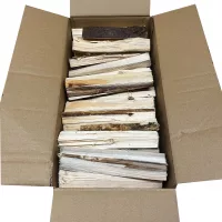 Gedroogde aanmaakhoutjes voor openhaard - 10dm³ Circa. 4,5kg in voordeeldoos - Afbeelding 2