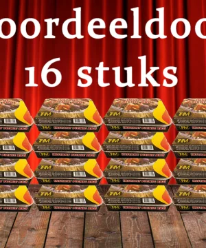 THM Instant Picnic BBQ voordeeldoos 16 stuks – complete wegwerpbarbecues met houtskool voor buitengebruik