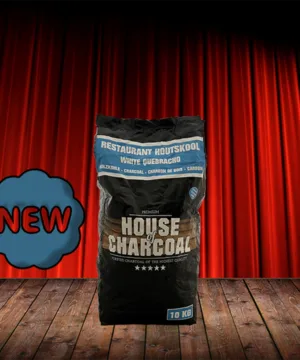 Zak House of Charcoal White Quebracho houtskool 10 kg – restaurantkwaliteit voor BBQ, Kamado's en grill, lange brandduur.