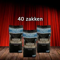 PALLET 40 zakken - House of Charcoal White Quebracho 10 kg