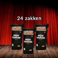 Pallet: 24 zakken House of Charcoal Restaurant Houtskool 10 KG FSC® | Acacia/Black Wattle Houtskool
