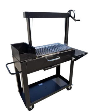 House of Charcoal BBQ Parrilla Argentijnse Asado Grill met verstelbaar RVS rooster