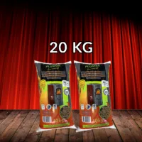 Twee zakken Plospan Bio-Energy Houtpellets Mix van 10 kg, totaal 20 kg