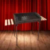 House of Charcoal Grill Standard L houtskoolbarbecue met houten zijtafels